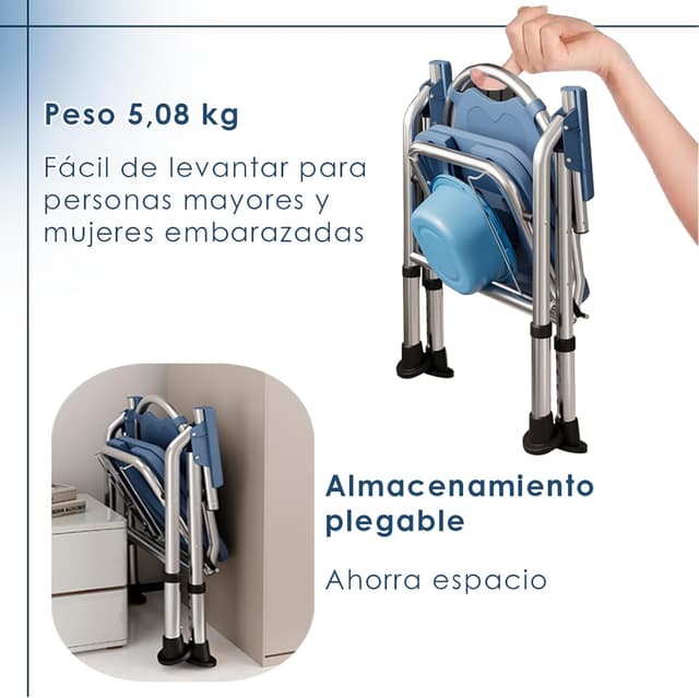 Thumbnail 4 de CYHWQ Silla de inodoro plegable