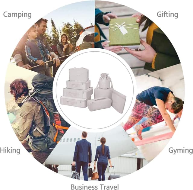 Thumbnail 6 de Koffer-Organizer 8 Sets Reise Organizer