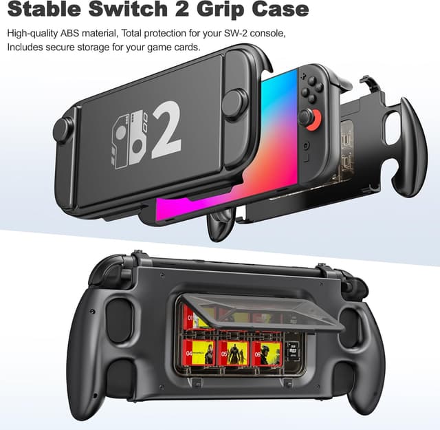 Thumbnail 4 de HELLCOOL Grip Case for Nintendo Switch 2 — 6‑card storage