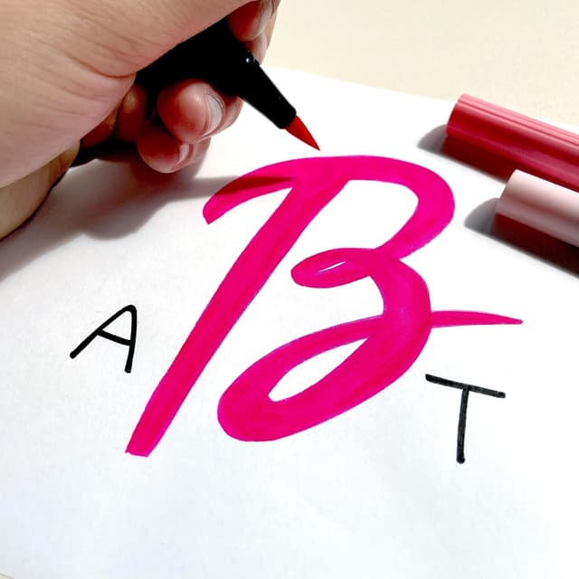 Thumbnail 4 de Tombow ABT Dual Brush Pen, 6 pièces rose