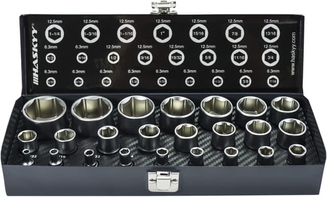Detalle 2 de HASKYY Juego de herramientas en pulgadas SAE