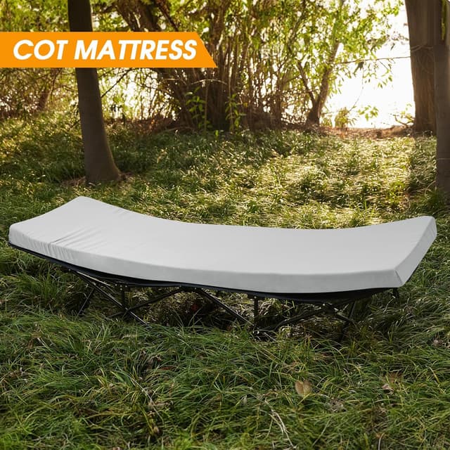 Thumbnail 6 de CYMULA Camping Cot Mattress Topper (2-inch Memory Foam) — Portable Roll-Up Mattress Pad for Adults (only mattress)