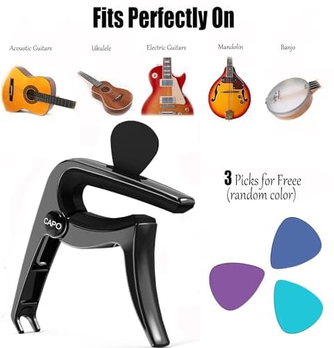 Thumbnail 2 de JUSTPRO Guitar Capo 3-in-1 for Guitars 🎸