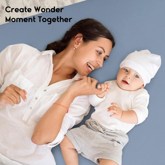 Detalle 2 de Yoofoss Cot Bed Sheets 95 x 65 cm fitted cot bed sheets (2-pack) – super soft and breathable