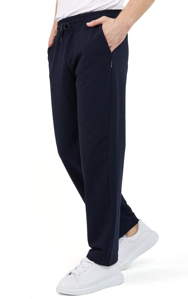 Detalle de Comeor Men’s Thin Lightweight Breathable Cotton Straight Leg Jogging Pants