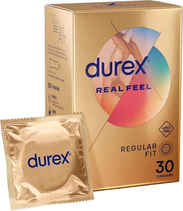 Detalle 2 de Durex Real Feel preservativi senza lattice 10 confezioni