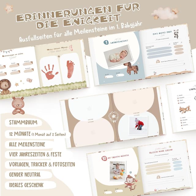 Thumbnail 3 de Hyggartn Mein Erstes Jahr Babyalbum 21x21 cm