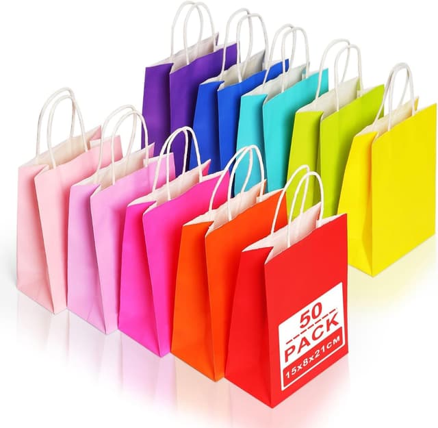 Detalle de Gucass Kraftpapiertüten 50 Stück