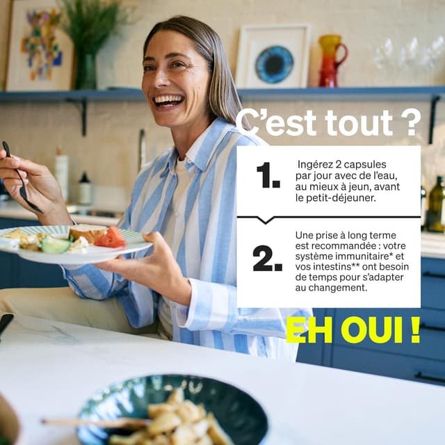 Detalle de Flora 21® Probiotique Flore Intestinale Probiotiques & postbiotiques en gélules gastro-résistantes