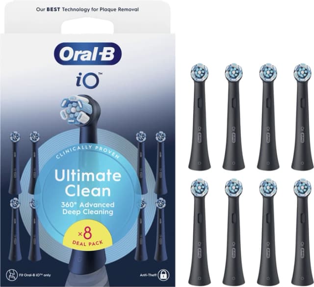 Thumbnail 5 de Oral-B iO Ultimate Clean Schwarz 8 Stück