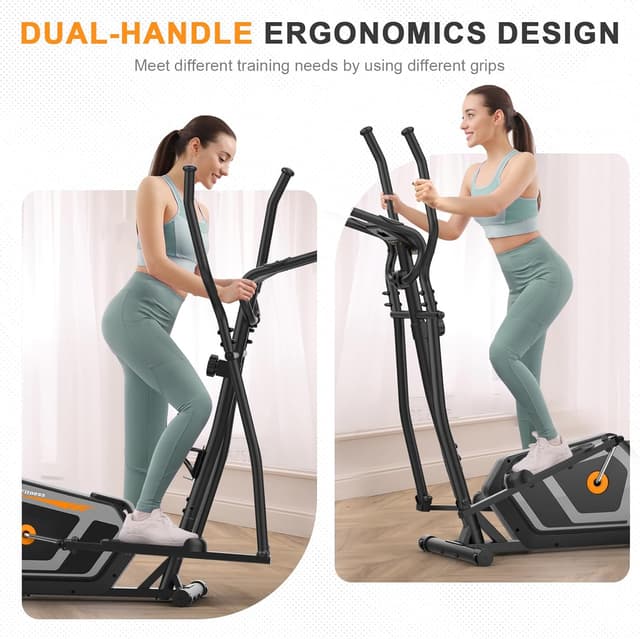 Thumbnail 6 de Ellittiche da casa 3-in-1 ultra silenziosa con app, 16 livelli e monitor LCD