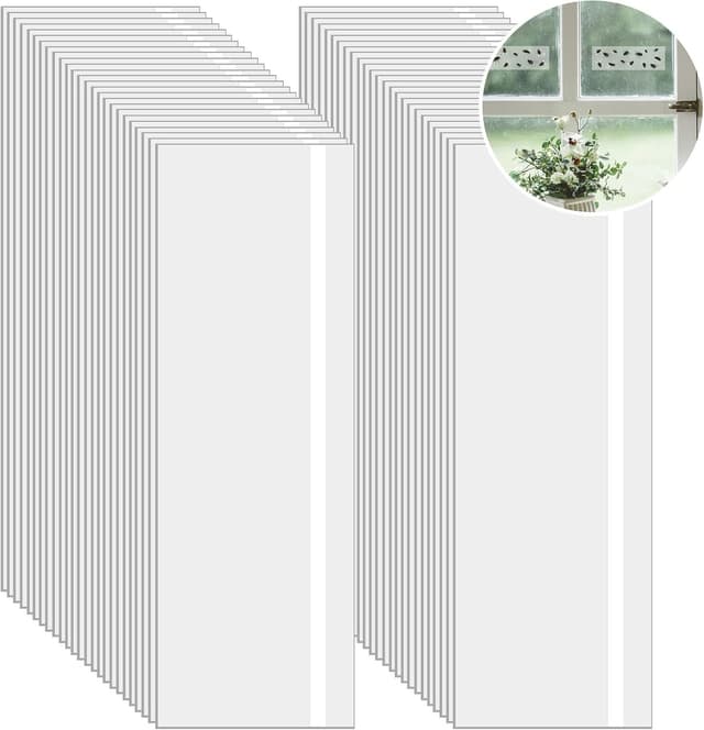 Thumbnail 6 de GeeRic Lot de 50 autocollants transparents pour pièges à mouches de fenêtre