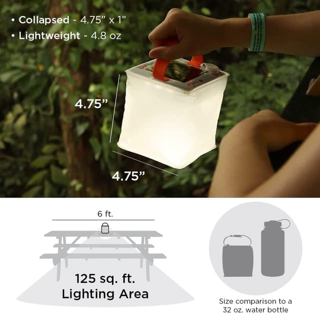 Detalle 2 de LuminAID Solar Camping Lantern 1-pack 🏕
