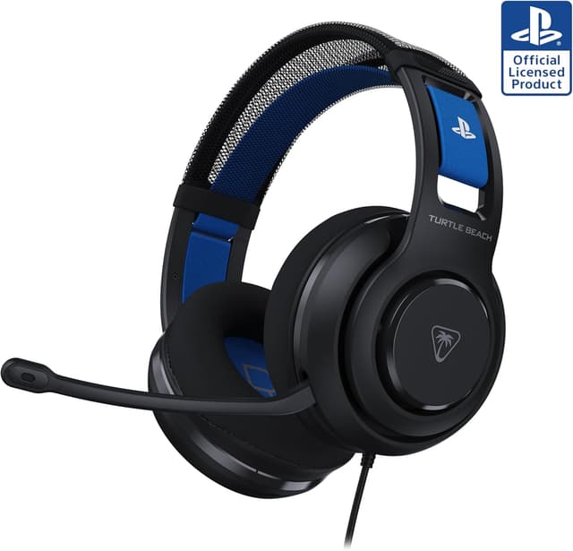 Detalle de Turtle Beach Atlas 200 cuffie da gioco cablate nere per PlayStation con driver Nanoclear da 50 mm
