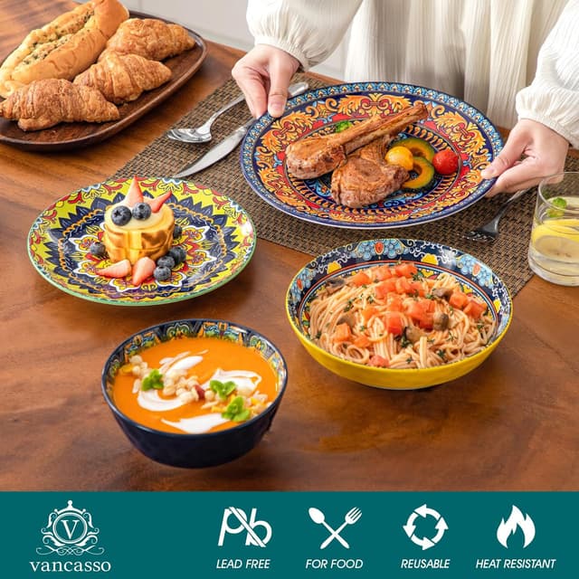 Thumbnail 2 de Vancasso KRVI 16-Piece Dinner Set