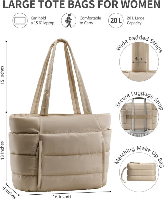 Thumbnail 2 de Bagstellar Puffer Tote 20L