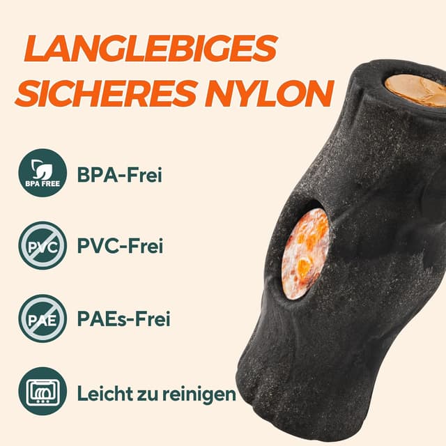 Thumbnail 6 de AUSCAT Freezebone interaktives Hundespielzeug zum Befüllen & Einfrieren (Baumstumpf-Form)