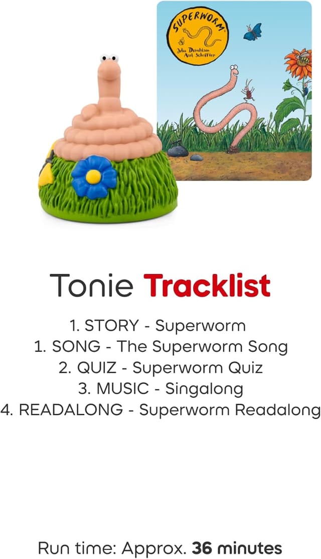 Detalle 2 de Toniebox 2 Audio Player Julia Donaldson Bundle (Cloud Pink) with Tabby McTat & Superworm – for Kids 3+