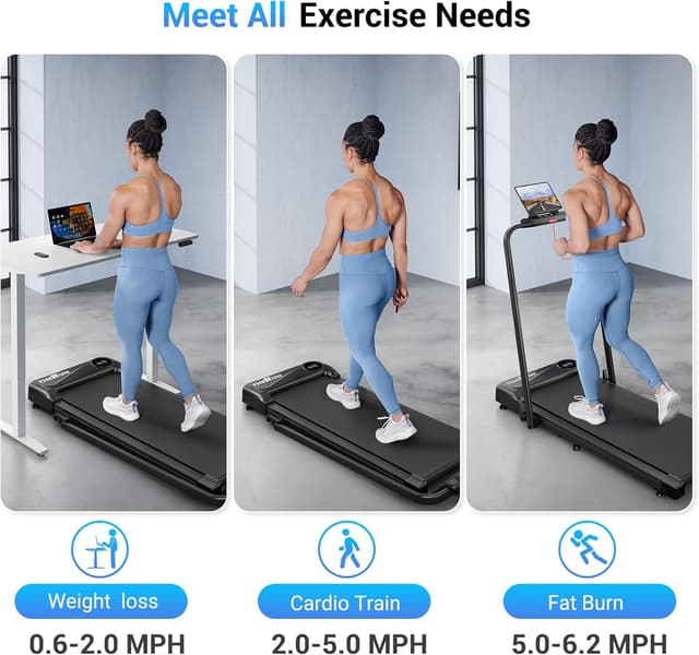 Thumbnail 2 de THERUN Tapis Roulant Pliable 10 KMH