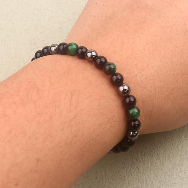 Detalle 1 de UEUC Bracelet œil de tigre 6 mm