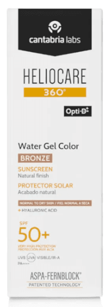Detalle 2 de Cantabria Labs Heliocare 360 Color Water Gel Bronze SPF50+ 2x50 ml