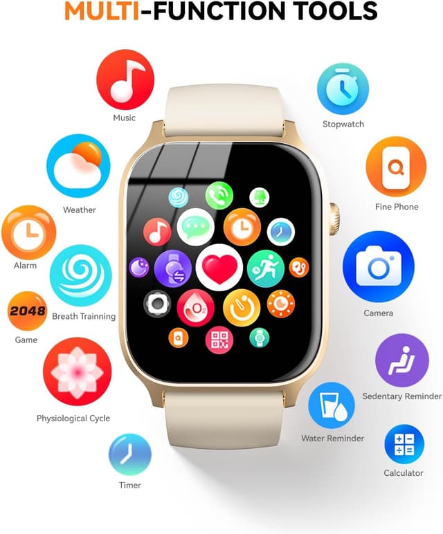 Thumbnail 6 de Gold 1.83 smartwatch with calling