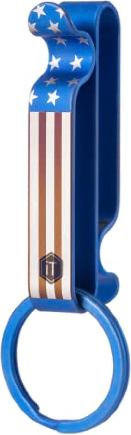 Detalle 2 de KeyUnity KM00 titanium keychain clip 0.45oz