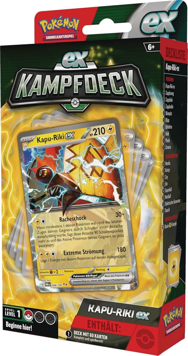 Thumbnail 2 de Pokémon Kampfdeck Kapu-Riki-ex 60 Karten