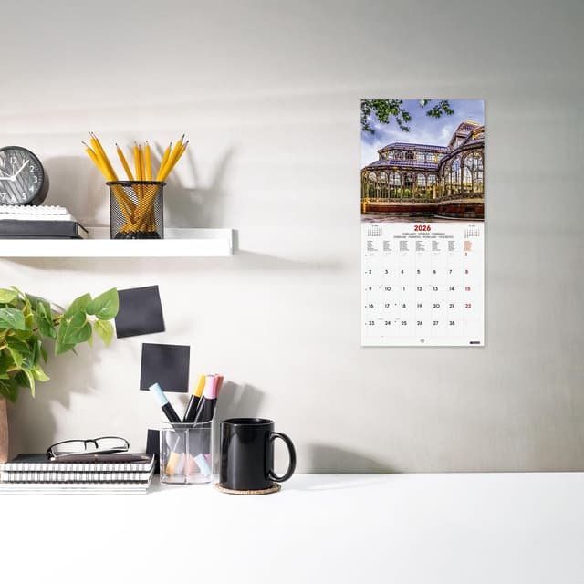 Detalle 2 de Finocam Wall Calendar 2026 18x18 cm Month to View