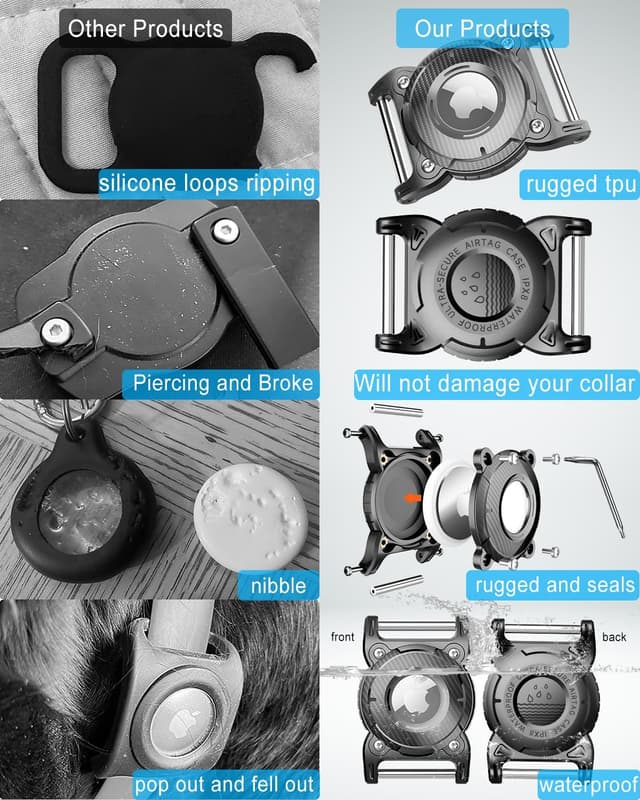 Thumbnail 2 de ONEONTA Airtag Dog Collar Holder 1"