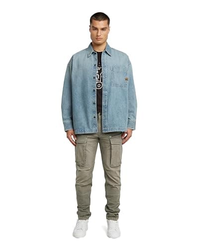 Detalle de G-STAR Rovic Zip Pantalón cargo 32W/32L marrón Vintage