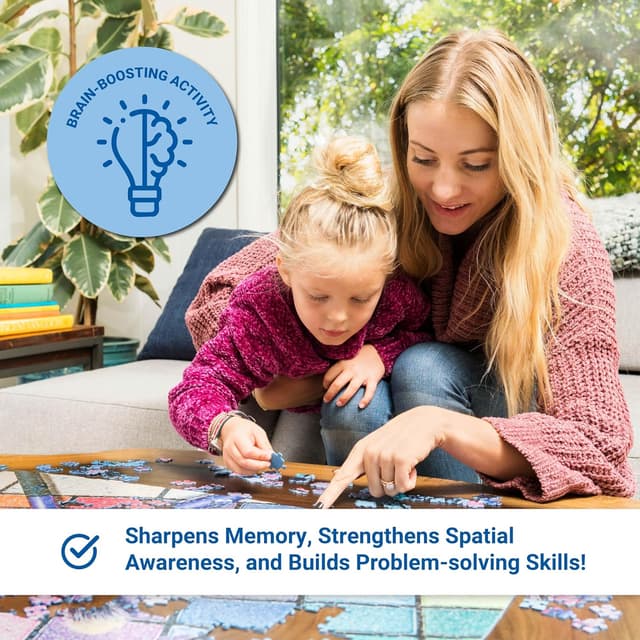 Detalle 2 de Ravensburger World Landmarks Map Jigsaw 200 pieces