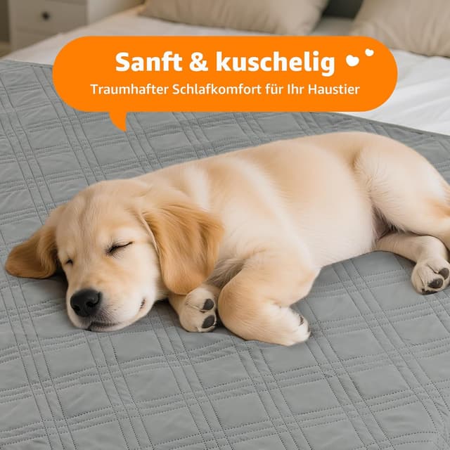 Detalle de Wasserdichte PICK FOR LIFE Hundedecke 208x259 cm