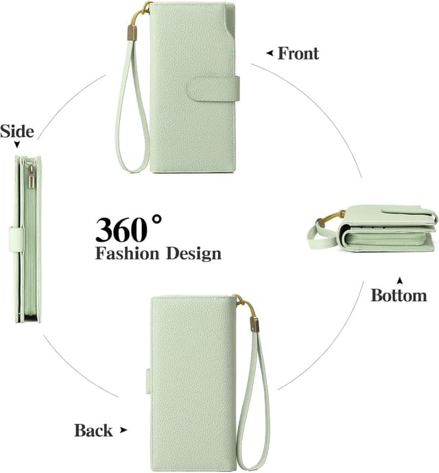 Detalle 1 de GAEKEAO RFID wallet purse 13 card slots