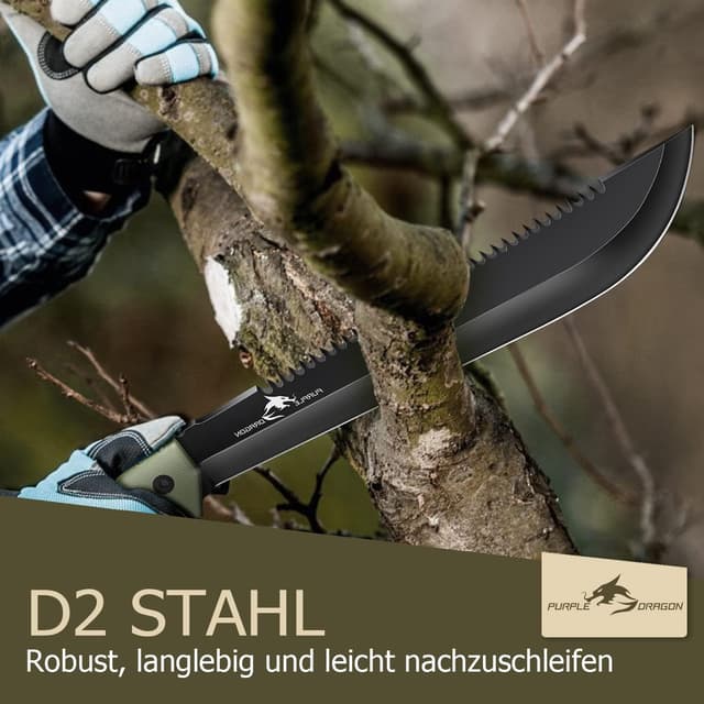 Thumbnail 1 de Purple Dragon Outdoor Messer D2 Voll-Tang