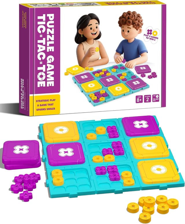 Detalle de FUNJEO Ultimate Tic Tac Toe Spiel