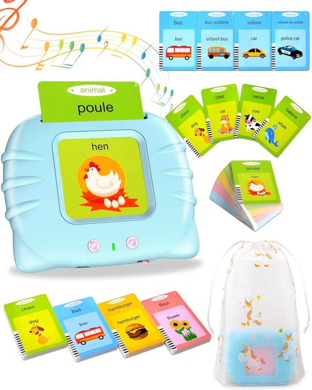 Imagen de Cartes éducatives parlant 224 mots pour 2-6 ans 🧩 en OfertitasTOP