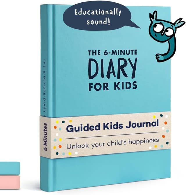 Detalle de 6-Minute Kids Diary 6–12 gratitude journal 📔