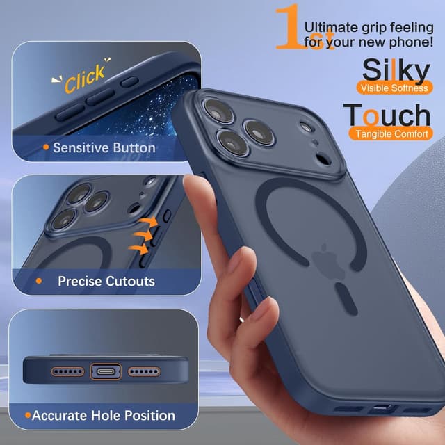 Detalle de YINLAI iPhone 17 Pro Hülle 6,3 Zoll MagSafe