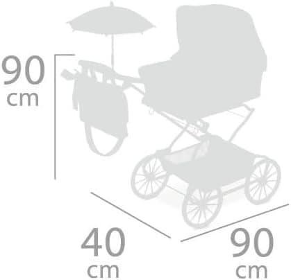 Thumbnail 6 de De cuevas Toys Coche Reborn Plegable Provenza 40×90×90 cm 🚗