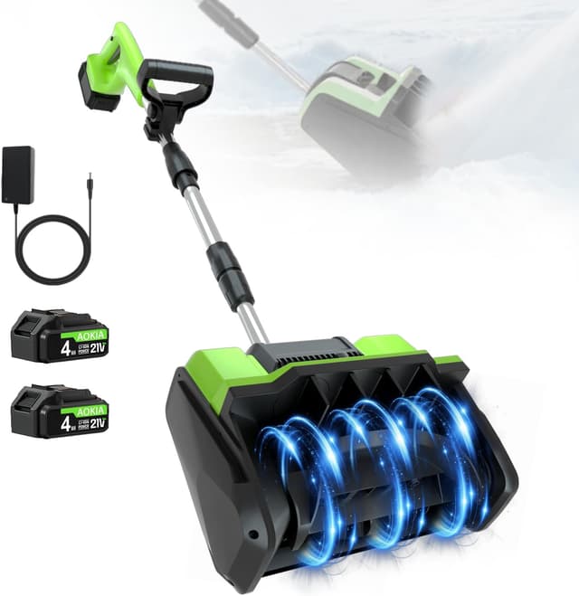 Detalle de Cordless Snow Shovel 12.5" Electric Snow Blower 20V