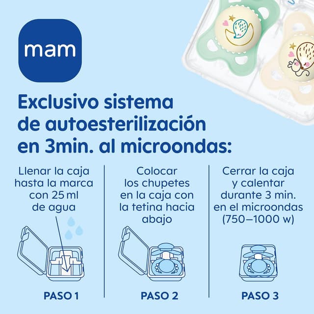 Thumbnail 4 de MAM Chupete Brillante en la Oscuridad, Pack 2uds 🌟