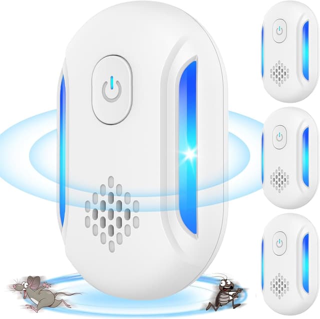 Detalle de Ultrasonic pest repeller 4 pack, 2025