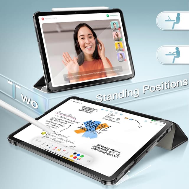 Thumbnail 4 de JETech Hülle für iPad Air 11 Zoll M3/M2 Schwarz