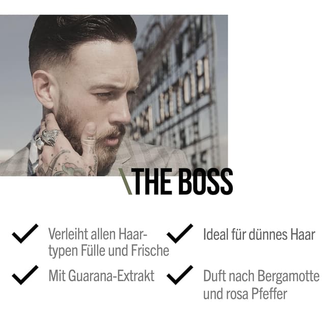 Thumbnail 3 de SEB MAN The Boss verdichtendes Volumenshampoo mit Guarana-Extrakt (250 ml)
