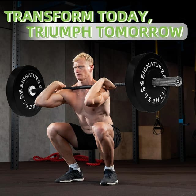 Thumbnail 6 de Fitvids Olympic Bumper Plates Set (2-inch) — rubber weightlifting plates for strength training