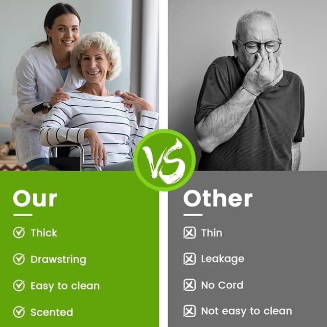 Thumbnail 6 de ACWOO Sac Hygiénique Chaise Percée 50Pcs 53x40cm