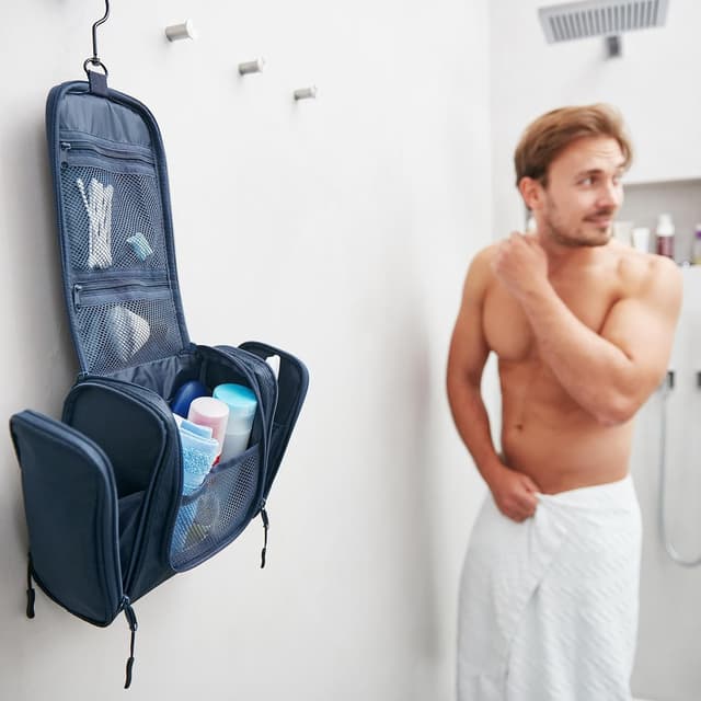 Thumbnail 6 de TRABONA Grande trousse de toilette suspendue pour homme et femme (Vanity Voyage)