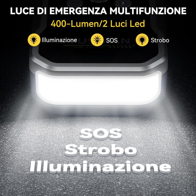 Thumbnail 4 de YUSMAN Avviatore Batteria 8000A con Compressore