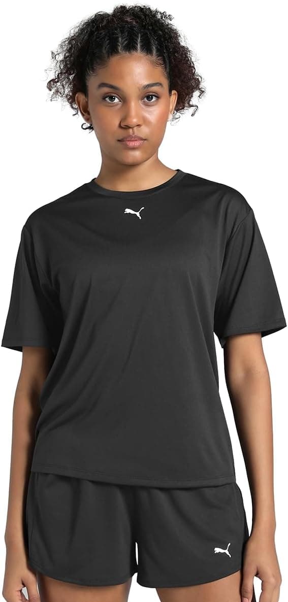 Detalle de PUMA W Tad Essential T-Shirt décontracté unisexe : le basique sportif à porter au quotidien